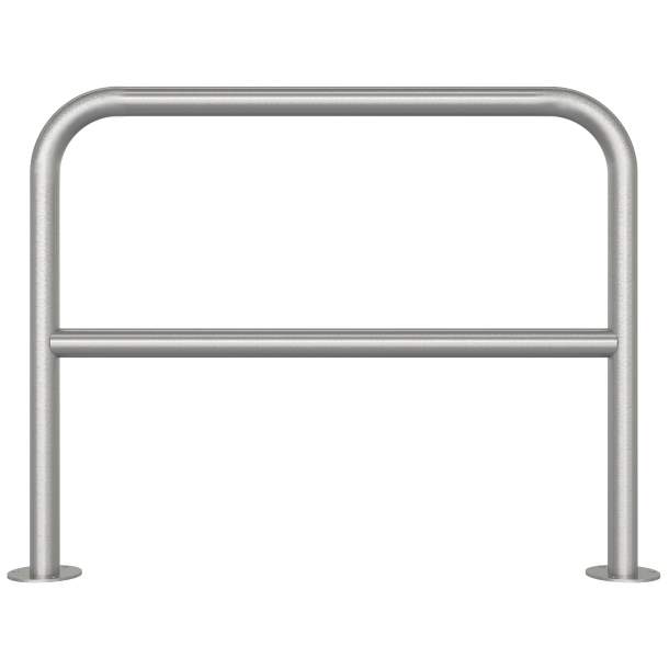 Stainless steel hoop |  48 mm | for casting in concrete | with cross bar | total width 1000 mm | To be fixed by plugs